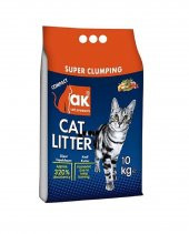 Akkum Topaklaşan Kedi Kumu Marsilya Sabunlu İnce Taneli 10 Kg - 1