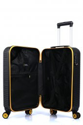 National Geographic Abs 3lü Valiz Seti Siyah - 5