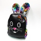 Tavşan Figürlü Gökkuşağı Renk Çocuk Sırt Çantası - 5