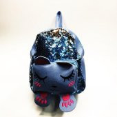 Uyuyan Kedi Figürlü Çocuk Sırt Çantası - 4