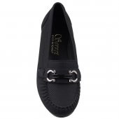 Föz Srvt Siyah Kot Günlük Bayan Babet Ayakkabı 017 - 3