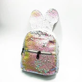 Tavşan Kulaklı Yanar Döner Renk Çocuk Sırt Çantası - 2