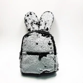 Tavşan Kulaklı Siyah Beyaz Renk Çocuk Sırt Çantası - 10