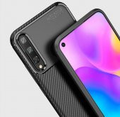 Huawei P40 Lite E Elde Kaymayan Kamera Korumalı Silikon Kılıf - 9