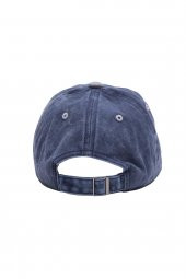Beyzbol Şapkası 100 Pamuk Düz Eskitme - Yeni Sezon – Son Trend - Gri Lacivert thumbnail 3