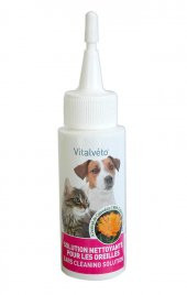 Vitalveto Kedi Köpek Kulak Temizleme Losyonu 60 ml - 1