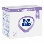 Evy Baby Bebek Bezi 6 Numara Ekstra Large Ultra Fırsat 102 Adet - 2