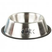 Oripet Ascr(M)-32 Oz Kabartma Desenli Çelik Mama Kabı - 1