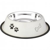 Oripet Asrpp 64 Oz Desenli Çelik Mama Kabı - 1
