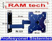 RAMtech RT-321pro 22 inç İLE 42 inç ARASI TEK KOLLU HAREKETLİ ASKI APARATI LCD LED PLAZMA 1025 - 3