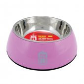 Dogit Çelik Taslı Mama Kabı L Pembe 1,6 lt 54,1Oz - 1