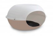 Mp Luna Beyaz Kahverengi Kedi Evi 57X38X31 cm - 2