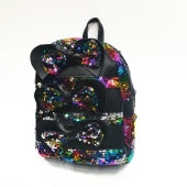 Orta Boy Üç Papyonlu Gökkuşağı Renk Çocuk Sırt Çantası - 8