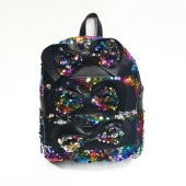 Orta Boy Üç Papyonlu Gökkuşağı Renk Çocuk Sırt Çantası - 12