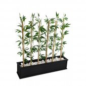 Yapay Bambu Seperatör 6 Adet Bambu Çubuklu (20x100x120 cm) - 1