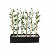 Yapay Bambu Seperatör 6 Adet Bambu Çubuklu (20x100x120 cm) - 2