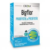 Orzax Bigflor Probiyotik/Prebiotik 10 Kapsül Skt:07/22 - 2