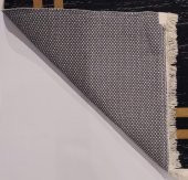 Halı Home Dekoratif Koleksiyonu AV219 Siyah Gold Saçaklı Halı - 4