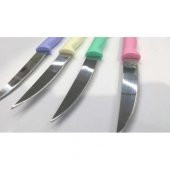 Türk Malı Testere Ağızlı Çelik Bıçak 24cm Süper Keskin Lazer Bileme Salata-Biftek-Et ve Ekmek Bıçağı - 2