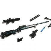M24 Dark Blue 25cm Metal Sök-Tak Model Silah - 2