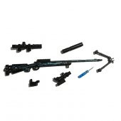 M24 Dark Blue 25cm Metal Sök-Tak Model Silah - 4