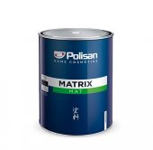MAT YAGLI BOYA POLİSAN MATRİX MAT 2.5 LT 3.5 KG SİYAH  / BEYAZ - 1