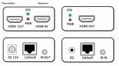 PWAY HDMI Cat6 Ethernet IP Kablo Uzatıcı 60m Infaredli Cat5e/6 - 3