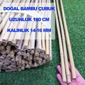 BAMBU BİTKİ DESTEK ÇUBUĞU 180 CM  (5 ADET) - 1