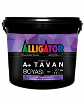 ALLİGATÖR  A+ TAVAN BOYASI  BEYAZ 17.5 KG - 1