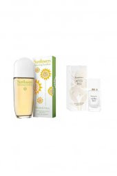 Elizabeth Arden Sunflowers Morning Garden Edt 100 ml Kadın Parfüm+White Tea Edt 30 ml Kadın Parfüm - 1