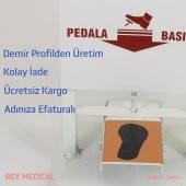 Ayaklı El Dezenfektan Standı+1 Litrelik Dezenfektan Kutusu Hijyen Noktası - 6