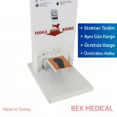 İş Yerleri için Ayak Pedallı DEMİR PROFİL El Dezenfektan Standı - 7
