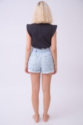 HerTon Bisiklet Yaka Yarasa Kol Tişört 138-0002 - 3