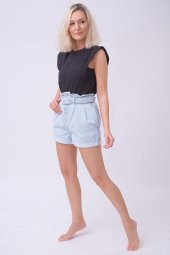 HerTon Bisiklet Yaka Yarasa Kol Tişört 138-0002 - 6