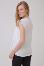 HerTon Bisiklet Yaka Yarasa Kol Tişört 138-0002 - 9