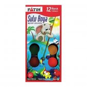 Fatih S-12 12 Renk Big Size Sulu Boya - 1