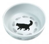 KARLIE SERAMİK KEDİ MAMA KABI 220ML - 1