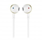 Jbl T205BT Bluetooth Mikrofonlu Kulak içi Kulaklık  Beyaz-Altın - 3