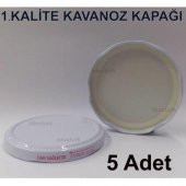 5 adet Cam Konserve Büyük Boy 102mm Kavanoz Kapağı 10cm Kavanoz - 1
