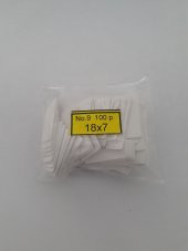Entomolojik Özel Böcek Etiketi No:9 (18x7mm) 100adet/pkt - 1