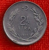 TC. 2,5 Lira 1977-Ters (mp0393) - 1