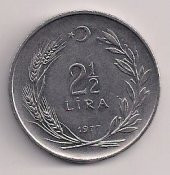 TC. 2,5 Lira 1977-Düz (mp0371) - 1