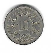 İsviçre 10 Rappen 1880 (mp0464) - 2