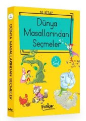 1. Sınıf Dünya Masallarından Seçmeler 10 Kitaplık Set Düz Yazılı - 1