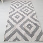 Mısır Pamuğu Kilim,Baklava Dekoratif Yıkanabilir Kilim 160X230cm Paspas - 2