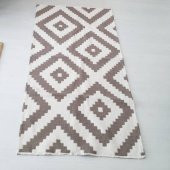 Mısır Pamuğu Kilim,Baklava Dekoratif Yıkanabilir Kilim 160X230cm Paspas - 4