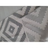 Mısır Pamuğu Kilim,Baklava Dekoratif Yıkanabilir Kilim 160X230cm Paspas - 5