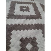 Mısır Pamuğu Kilim,Baklava Dekoratif Yıkanabilir Kilim 160X230cm Paspas - 8