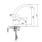Creavit MF7600 Larix Mutfak Eviye Armatürü Bataryası - 2