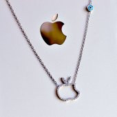 Pırlanta 0.15ct Apple Figürlü Kolye thumbnail 2